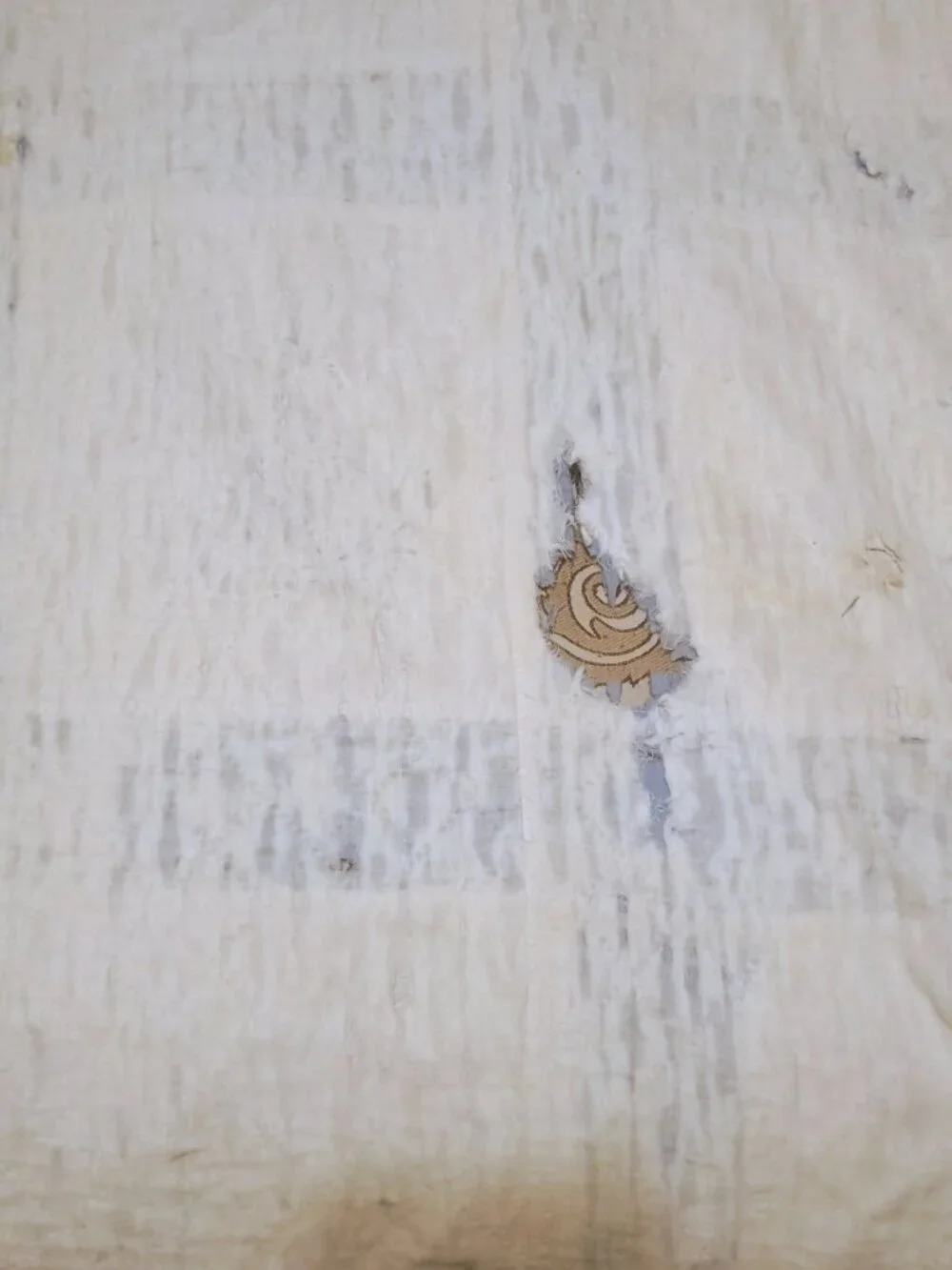 Antique baby boy crib quilt